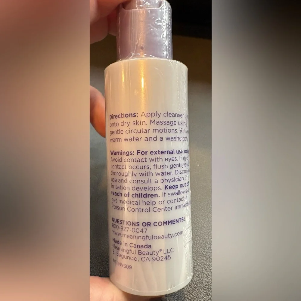 Meaningful Beauty Skin Softening Cleanser and Exfoliating Treatment
